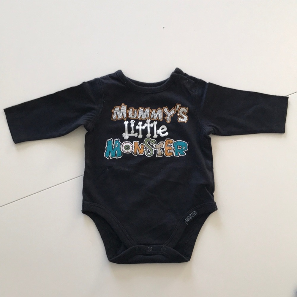 MUMMY’S LITTLE MONSTER onesie